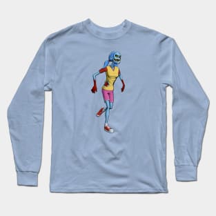 Run! It's a Runner Zombie! Long Sleeve T-Shirt